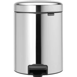 Brabantia Treteimer NewIcon 5 L Brilliant Steel