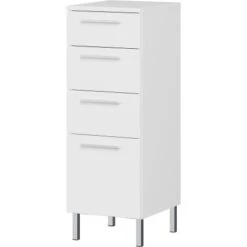 Germania Unterschrank Arvada 8297 Weiß 86 Cm X 30 Cm