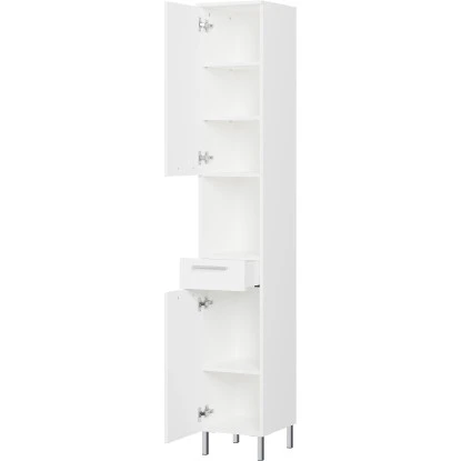 Germania Hochschrank Arvada 8298 Weiß 190 Cm X 30 Cm – Bild 3