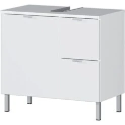 Germania Waschbeckenunterschrank Mauresa 8529 Weiß 56 Cm X 60 Cm