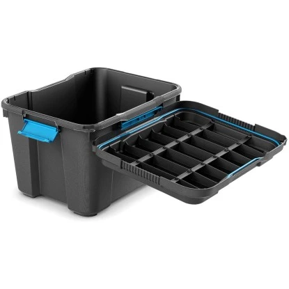 Aufbewahrungsbox Scuba M Mit Silikonring Im Deckel Schwarz – Bild 3