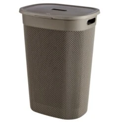 Curver Wäschebox Mit Deckel Filo Cappuccino 55 L