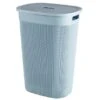 Curver Wäschebox Mit Deckel Filo Hellblau 55 L