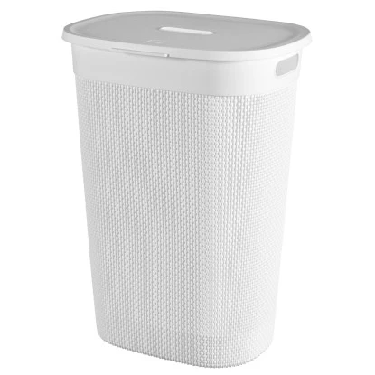 Curver Wäschebox Mit Deckel Filo Weiß 55 L