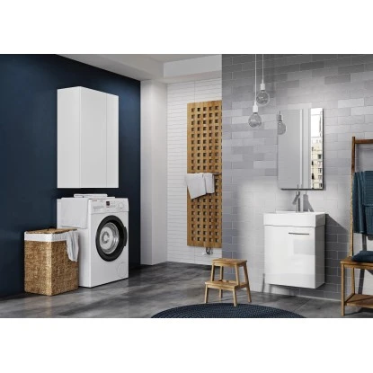 Elita Waschplatz Diego 45 Cm Soft-Close-Tür Weiß Hochglanz