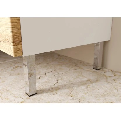 Germania Hochschrank Torrance 4334 Weiß-Eiche 190 Cm X 34 Cm – Bild 5