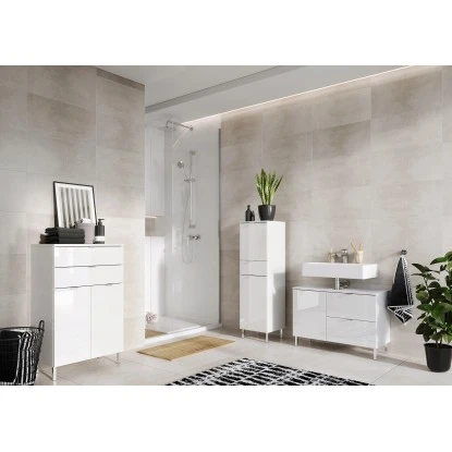 Germania Badschrank Mauresa 8532 Weiß 120 Cm X 34 Cm – Bild 6