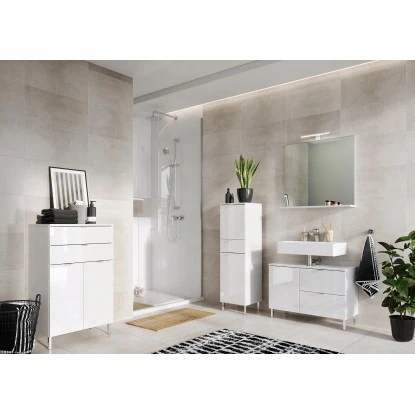 Germania Badschrank Mauresa 8532 Weiß 120 Cm X 34 Cm – Bild 7