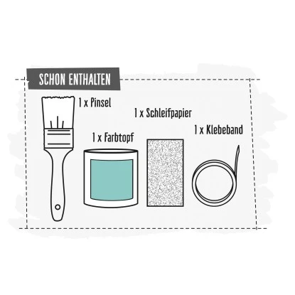 CREATE! By OBI DIY Farb-Set Blaugrün Satin Finish 125 Ml – Bild 5