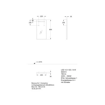 Geberit Lichtspiegel Renova Compact – Bild 3