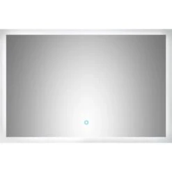 LED-Lichtspiegel 90x60 Cm Neutralweiß Mit Touch Bedienung