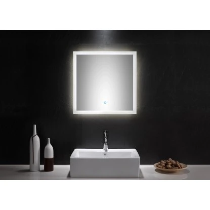 LED-Lichtspiegel 60x60 Cm Neutralweiß Mit Touch Bedienung – Bild 3