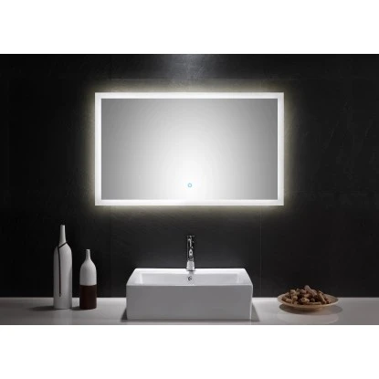 LED-Lichtspiegel 100x60 Cm Neutralweiß Mit Touch Bedienung – Bild 3