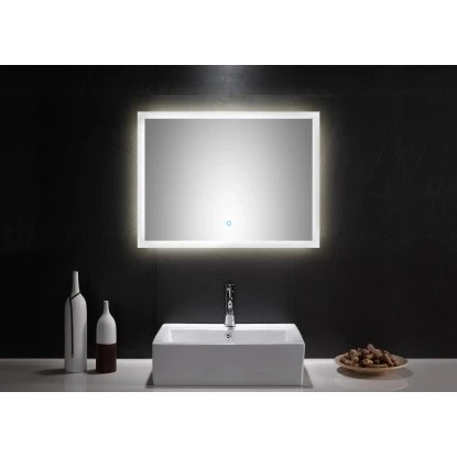 LED-Lichtspiegel 80x60 Cm Neutralweiß Mit Touch Bedienung – Bild 3