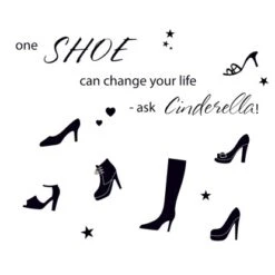 Eurographics Deco Sticker One Shoe