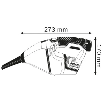 Bosch Professional Akku-Handstaubsauger GAS 12 V-LI Solo â Bild 4
