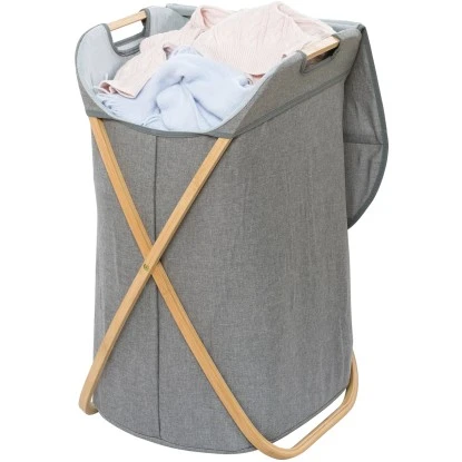 Wenko Wäschesammler Bahari 79 L Bambus – Bild 3