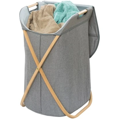 Wenko Wäschesammler Bahari 79 L Bambus – Bild 4