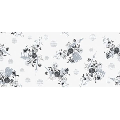 D-c-fix Tischdecke Shirley Silber 130 X 160 Cm Eckig