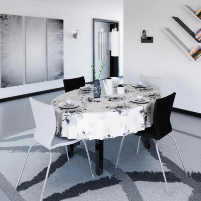 D-c-fix Tischdecke Shirley Silber 130 X 160 Cm Eckig – Bild 2