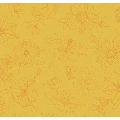 D-c-fix Tischdecke Palmas Gelb 110 X 140 Eckig