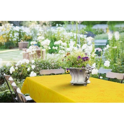 D-c-fix Tischdecke Palmas Gelb 110 X 140 Eckig – Bild 2