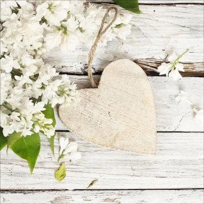 Glas-Art White Spring II 20 Cm X 20 Cm