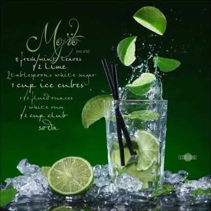 Glas-Art Mojito 30 Cm X 30 Cm