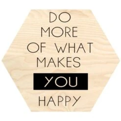 Dekoschriftzug Do More 50 Cm X 50 Cm