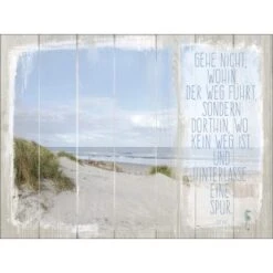 Leinwandbild Der Weg 57 Cm X 77 Cm