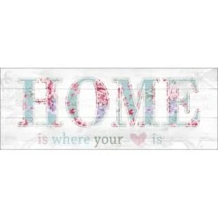 Kunstleinwand Mit Sprüchemotiv 27 Cm X 77 Cm