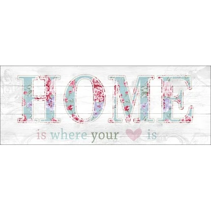 Kunstleinwand Mit Sprüchemotiv 27 Cm X 77 Cm