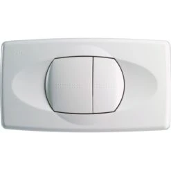 Verosan Drückerplatte Zu Unterputzspülkasten Dual Weiß