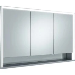 Keuco Spiegelschrank 120 Cm Royal Lumos Silber Eloxiert