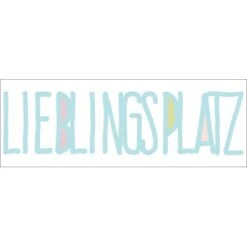 Dekoschriftzug Lieblingsplatz 70 Cm X 25 Cm