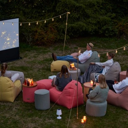 Siena Garden Hocker Flow.U Round Ø 45 Cm X 50 Cm Berry Red – Bild 14