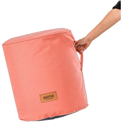 Siena Garden Hocker Flow.U Round Ø 45 Cm X 50 Cm Berry Red – Bild 5