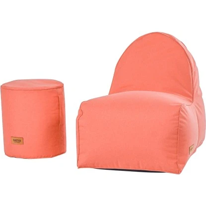 Siena Garden Hocker Flow.U Round Ø 45 Cm X 50 Cm Berry Red – Bild 7