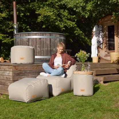 Siena Garden Fußablage Flow.U Feet 80 Cm X 70 Cm X 45 Cm Coffee – Bild 12