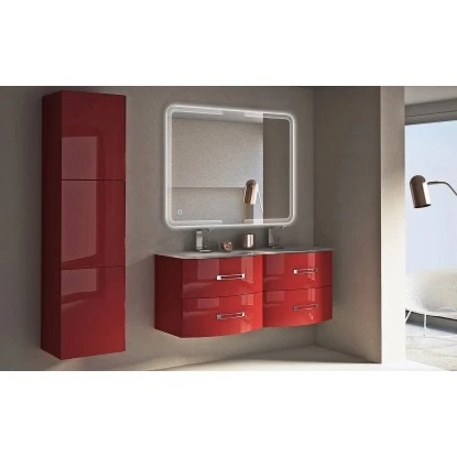 Hochschrank 45 Cm Best Rot – Bild 2