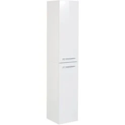 Fackelmann Hochschrank B.clever 30 Cm Weiß