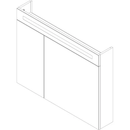 Fackelmann Spiegelschrank B.clever 90 Cm X 71 Cm X 16 Cm Weiß Matt – Bild 2