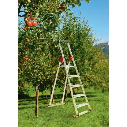 Hailo Alu-Sicherheitsleiter XXL Garden & Home 6-stufig EasyClix – Bild 2