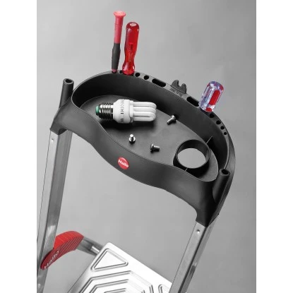 Hailo Alu-Sicherheitsleiter XXL Garden & Home 6-stufig EasyClix – Bild 5