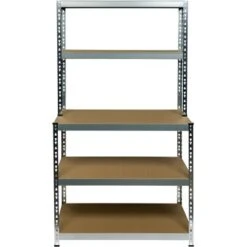 Metall-Stufenregal Verzinkt 180 Cm X 100 Cm X 60 Cm