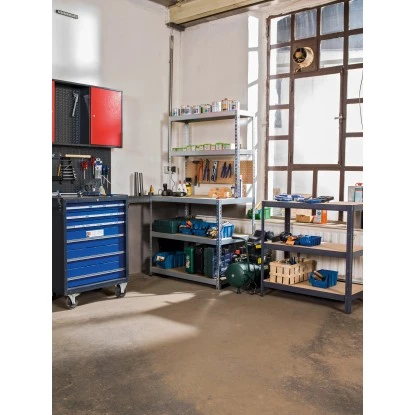 Metall-Stufenregal Verzinkt 180 Cm X 100 Cm X 60 Cm – Bild 4