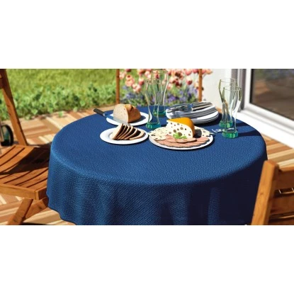 D-c-table Gartentischdecke Florida Blau Ø 130 Cm Rund – Bild 2