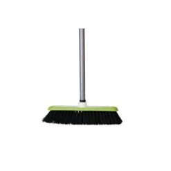 OBI Zimmerbesen Mit Stiel 2-Komponenten Grün-Weiß