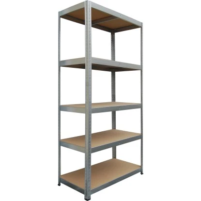 Metall-Schwerlastregal Verzinkt 180 Cm X 90 Cm X 40 Cm