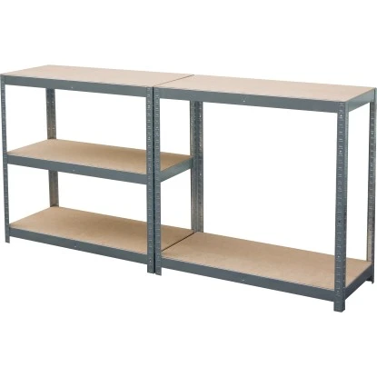 Metall-Schwerlastregal Verzinkt 180 Cm X 90 Cm X 40 Cm – Bild 3